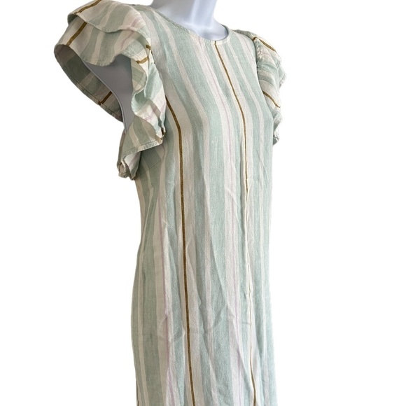 A New Day | Striped Linen Dress - Picture 3 of 6